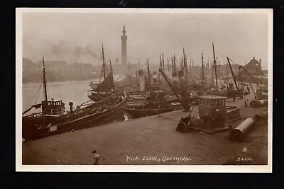 £12.50 • Buy Grimsby - Fish Dock - Real Photographic Postcard