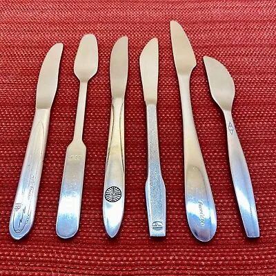 Lot Of 7 Vintage AIRLINES Knives Flatware Cutlery PAN-AM AMERICAN EASTERN SAS • $33.60