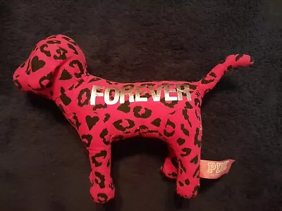 Victoria's Secret Pink Dog Forever Pink Leopard Print Stuffed Plush Toy • $15