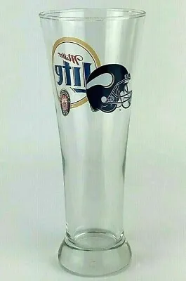 Vintage Miller Lite Minnesota Vikings NFL Football 16oz Tall Pilsner Beer Glass • $7.95