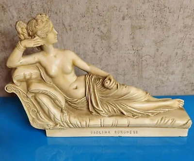 Vintage G Ruggeri Sculpture Paolina Borghese  Venus Victorious Made In Italy • $99