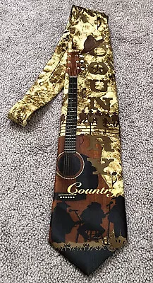 Vintage “COUNTRY MUSIC” NECK TIE • $14