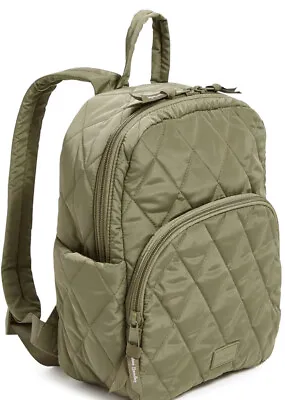 VERA BRADLEY Ultralight Compact Backpack Purse Bag  In Quilted Classic SAGE NWT • $43.12