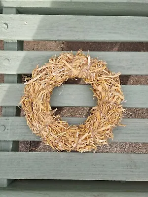 Straw 8  Wreath Base Ring - Make Your Own Wreath/DRIED/CHRISTMAS  • £3.50