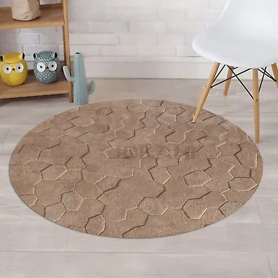 New Arrival Hand Tufted Circular Carpet 100% Organic Woolen Area Rug All Sizes • $945