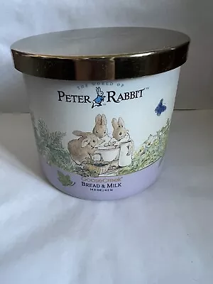 Goose Creek 3 Wick 411g Candle Peter Rabbit Bread & Milk USA RARE • £25.95
