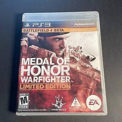 Medal Of Honor Warfighter PS3 Sony PlayStation 3 EA No Manual Tested • $6.75