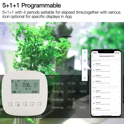 WiFi Tuya Digital Watering Irrigation Timer Micro-drip Irrigation Controller • $48.47