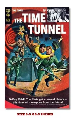 The 1960's The Time Tunnel Old Comic Cover  Magnet  3.5 X 5.5   • $6.95