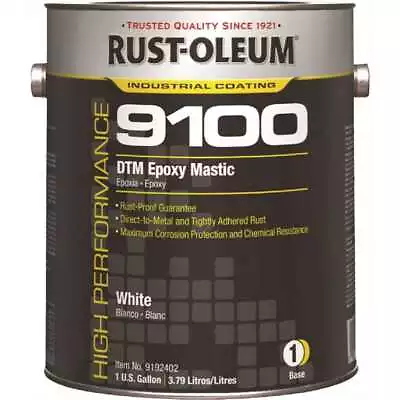 1 Gal. 9100 System Part A White DTM Interior/Exterior Epoxy Mastic Paint • $144.41