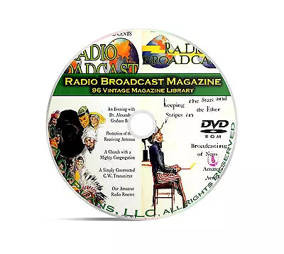 Radio Broadcast Magazine 96 Classic Old Time Radio OTR Magazines Series DVD B91 • £7.59