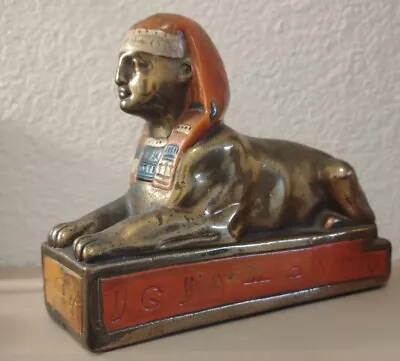 Antique Egyptian Sphinx Bronze Original Paint • $80