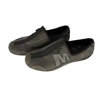 Merrell Arabesque Leather Gunsmoke Brown Performance Shoes Sz 6.5 • $22