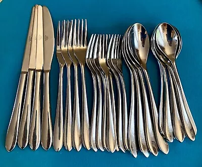 26 Pc Lot Mikasa GLOSSY BRYNLEY Service For 4 PLUS Stainless Flatware Silverware • $74.95