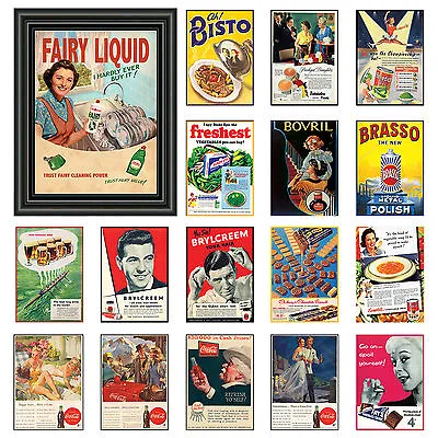 Vintage / Retro Signs A3 Posters Old Style Wall Home Decor Prints • £7.99