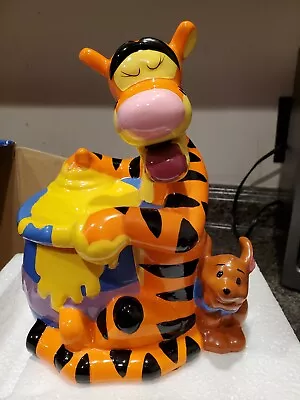 Disney's Winnie The Pooh  Tigger And Roo  Cookie Jar In Box Hunny Jar • $58