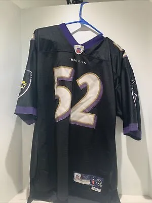 RAY LEWIS #52 Baltimore Ravens NFL  Football Jersey Men’s Size Large • $30.88