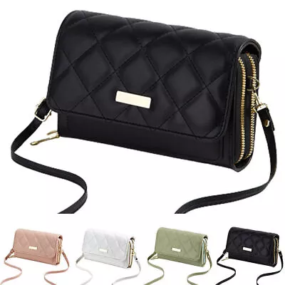 Womens Small Wallet Clutch Bag Cross Body Messenger Purse Shoulder Bags Handbag- • $22.32