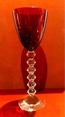 Baccarat Vega Fortissimo Crystal Wine Glass Red With Box • £189.75