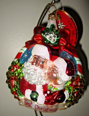 Radko Santa Mrs Claus Merry Housing Market Christmas Ornament 2017 NWT 1019022 • $44.95