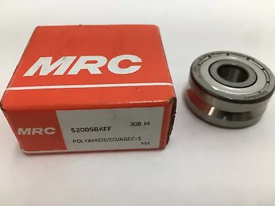 MRC 5200SBKFF Bearing W/ Pulley Groove 10mmx30mmx9/16  3200 5200 SBKFF ZZ USA • $12.25