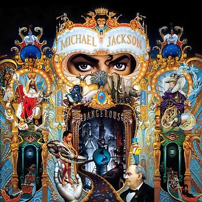 MICHAEL JACKSON  DANGEROUS .. Iconic Album Cover Poster Various Sizes • £4.49