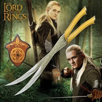 Lord Of The Rings Legolas Fighting Knives Of Cosplay Replica Elven Sword LOTR • $140