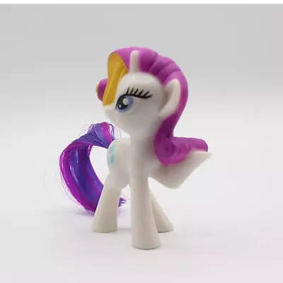 My Little Pony Hasbro Rarity 3  Unicorn Pony Brushable Tail Cake Topper • $4