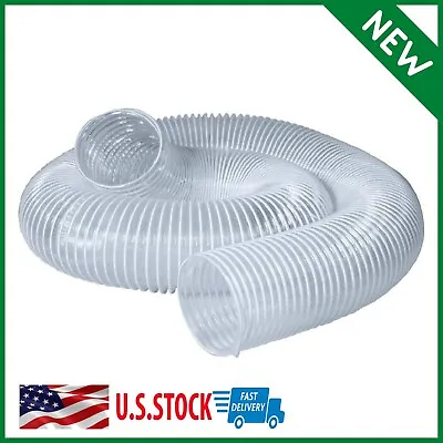 Wire Hose For Leaf Lawn Vacuum Clear Flexible Reinforced 6″ By 10 Feet Durable • $63.99