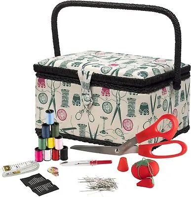 SINGER 07271 Basket With Sewing Notions Kit & Removable Tray-Vintage Tan  • $36.95