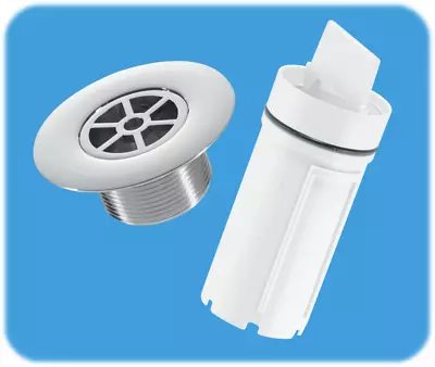 £9.86 • Buy 85mm Shower Drain Top Waste Chrome Plated ABS With Long Hair Trap Dip Tube STW