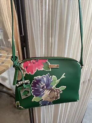 Kate Spade New York Floral Green Multi Color Crossbody • $49.90