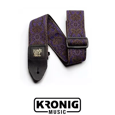 $45.32 • Buy Ernie Ball Jacquard Guitar Strap - Purple Paisley