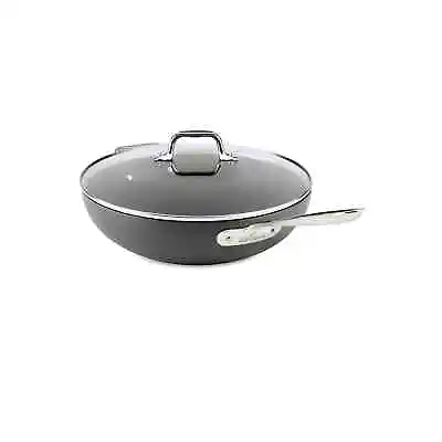 All-Clad HA1 Hard Anodized Nonstick PFOA Free 12  Chef's Pan With Lid • $74.99