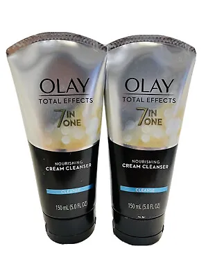 $39.98 • Buy 2 OLAY TOTAL EFFECTS 7 IN ONE NOURISHING CREAM CLEANSER 5oz