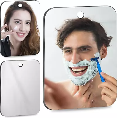 Shower Mirror For Shaving MirrorPlastic Mirror(Larger10.7 X8 ) Wall Hanging M • $9.23