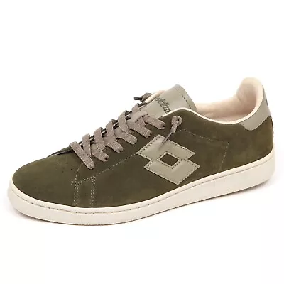 E2366 Sneaker Uomo Green LOTTO LEGGENDA AUTOGRAPH Suede Shoe Man • £110.58
