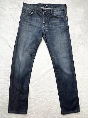 Genuine Authentic J Lindeberg Jay Raw Worn Denim Jeans Size 34W 34L • $37.89