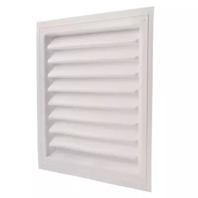 12 In. X 18 In. Plastic Wall Louver Static Vent In White • $15.55