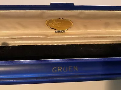 Vintage Logemann’s Jewelers Milwaukee Blue Gruen Veri-Thin Presentation Box  • $18