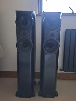 Mission MV8 Florstanding Speakers - Black - In Superb Condition • £119