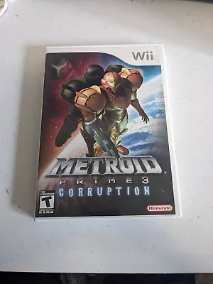 Metroid Prime 3 Corruption Nintendo Wii CIB Complete Tested  • $14.89