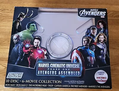 Phase One Collectors Edition Marvel Blu-ray Light Up Case Complete With Box • £119.99