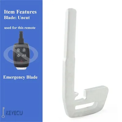 Uncut Emergency Key Blade For Volvo 2004-2013 C30 S40 V50 C70 Smart Remote Fob • $11.61