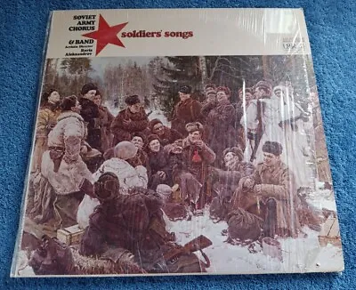 Soldiers' Songs LP Soviet Army Chorus And Band Melodiya Shrink Wrap  • $9.99