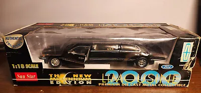 Sun Star 2000 LIMOUSINE Lincoln 1:18 Scale Diecast The New Millenium Ed • $70