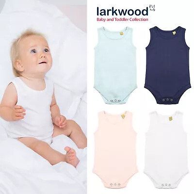 £3.95 • Buy Larkwood Brand - Premium Baby / Toddler Vest Playsuit Babygrow - 50% OFF