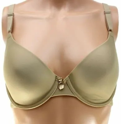 MAIDENFORM Underwired T SHIRT BRA Multi-Way BEIGE Lightly Padded Demi Cup | 34D • £7.99