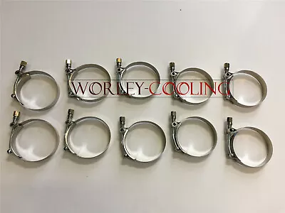 2  2.25  2.5  3  3.15  Stainless Steel T-Bolt Silicone Hose Pipe Clamps SELECT • $16