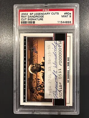 2002 Sp Legendary Cuts Ray Dandridge Cut Auto Autograph Hof Negro League  #/179 • $75